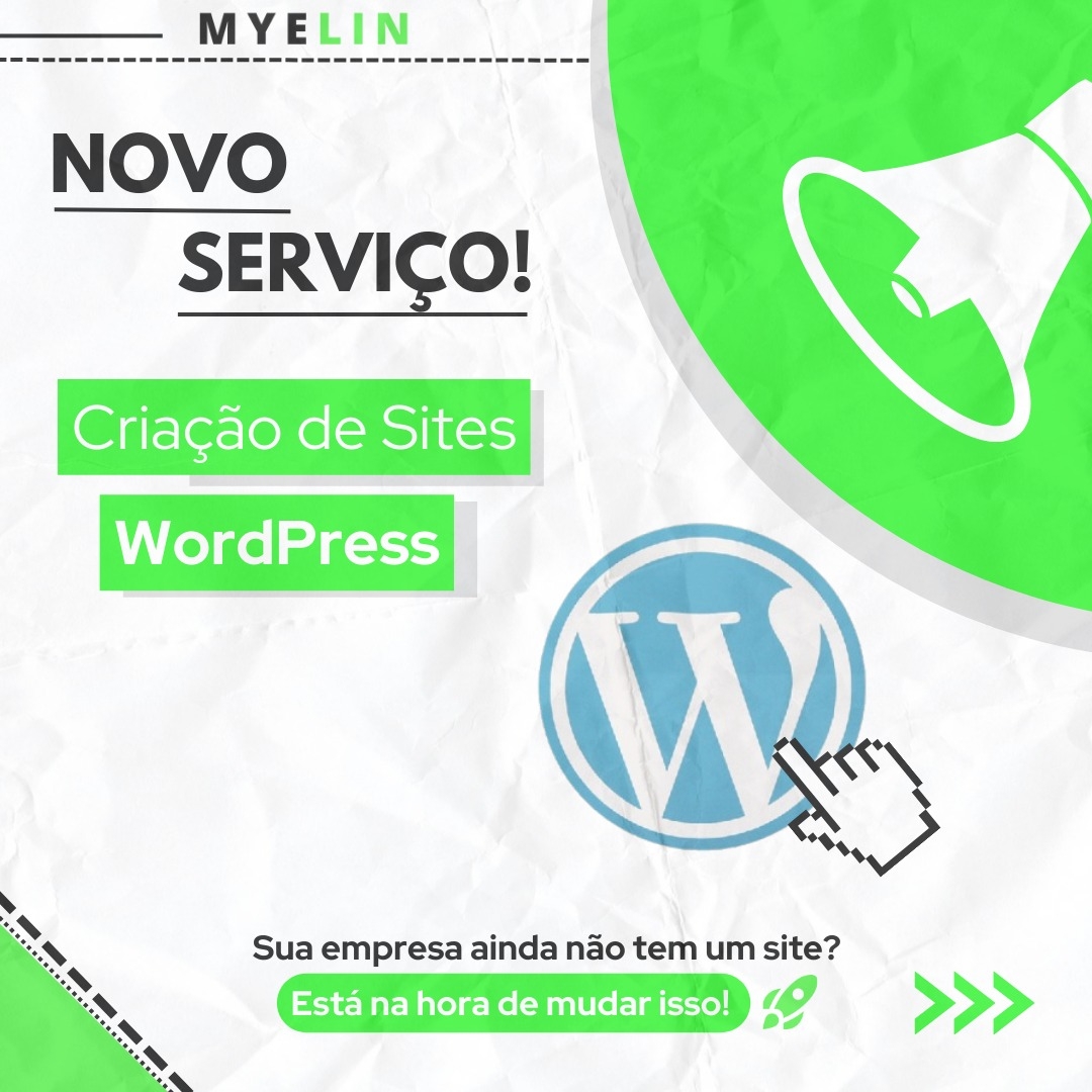 Criação de Sites - WORDPRESS de Myelin