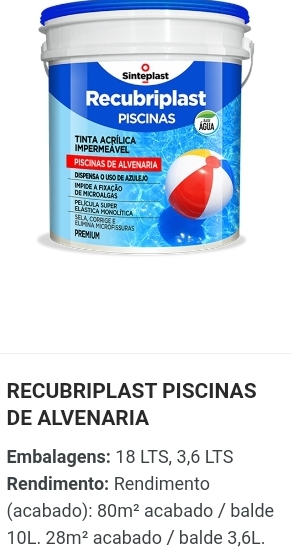 Recubriplast piscinas, impermeabilizante monocomponente de C. Francisco